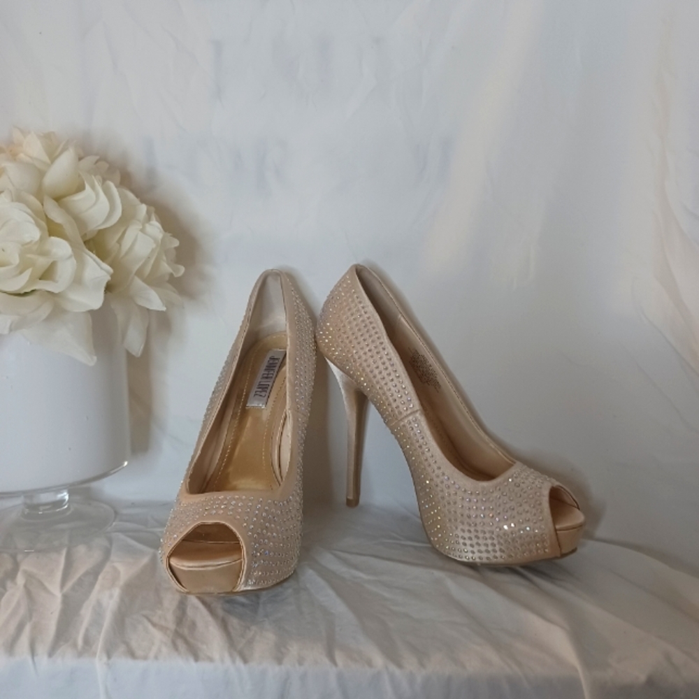 Jennifer Lopez Rhine Stone Heels